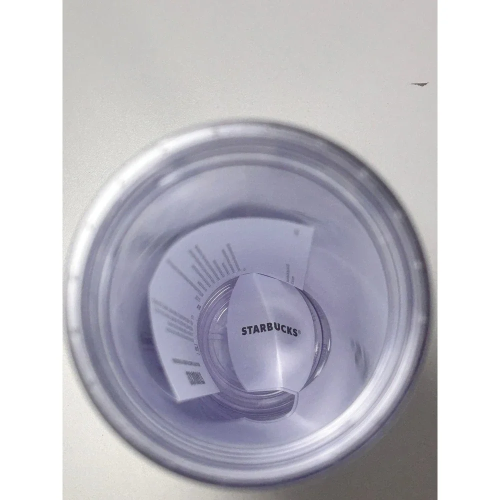 Starbucks Halloween 2021 Glow in the Dark purple Cat Spider Tumbler 16oz 011125